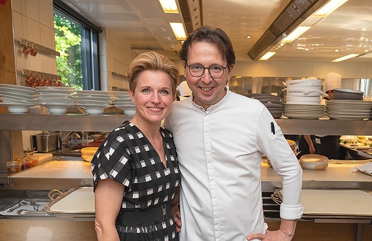 Birgit und Heinz Reitbauer in der Küche ihres Wiener Steirerecks © Andreas Tischler