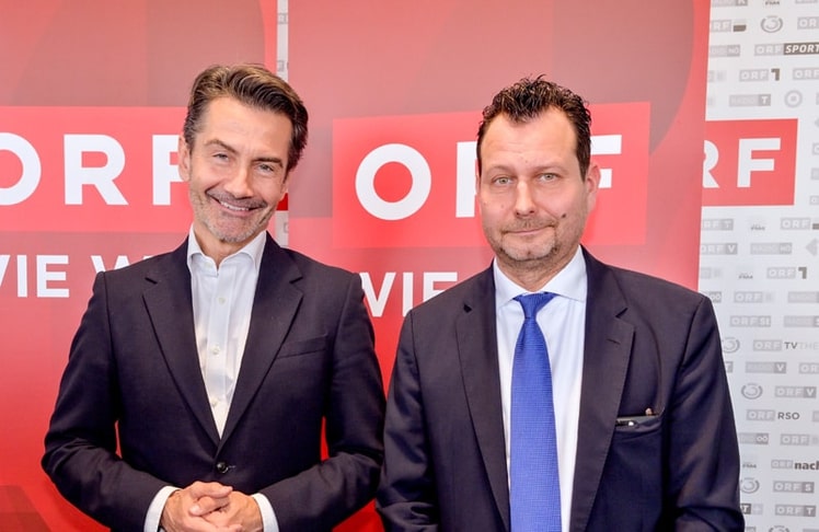 Roland Weißmann (links) und Alexander Hofer © ORF/Thomas Ramstorfer