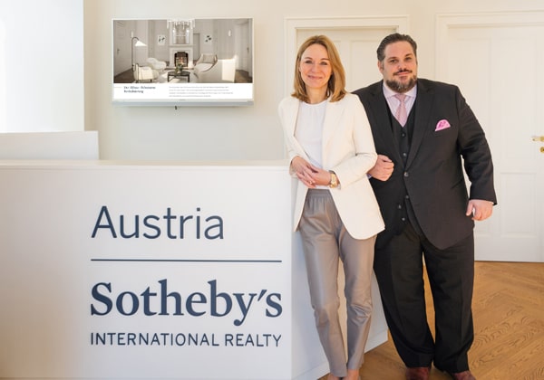 Michaela Orisich und Sascha Haimovici © Austria Sotheby's Realty