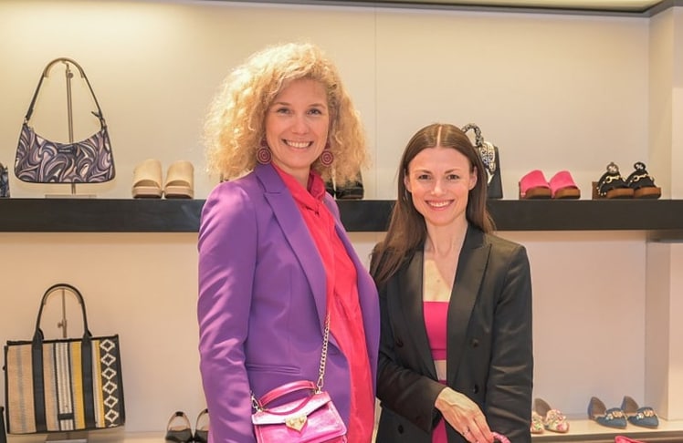 Silvia d'Orazio (links), Senior Berater bei Schütze PR und Sandra Krottmeier-Promitzer, Head of Fashion-PR bei Humanic © LEADERSNET R./Brunhölzl