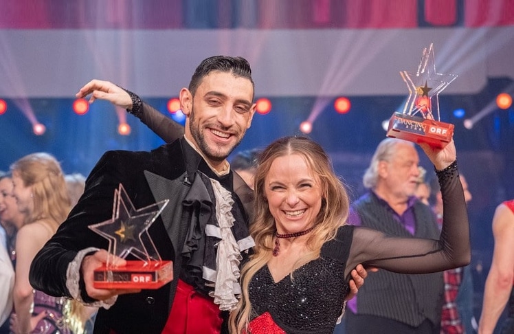 Missy May und Dimitar Stefanin gewannen die letzte "Dancing Stars" Staffel © LEADERSNET/R. Brunhölzl