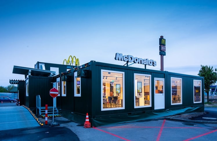 Im 22. Bezirk hat vorübergehend das erste McDonald’s Pop-Up Restaurant Wiens eröffnet. © McDonald's Österreich