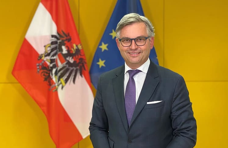 Finanzminister Magnus Brunner © LEADERSNET/A. Rieck