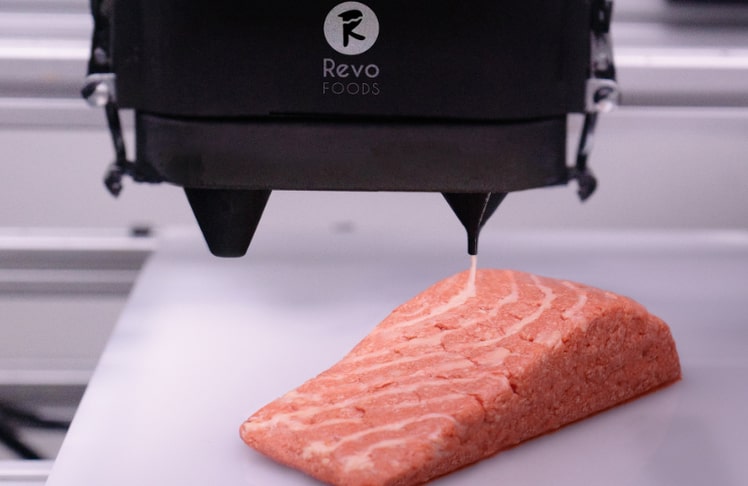 "The Filet" wird auf Basis von Mycoprotein hergestellt. © Revo Foods