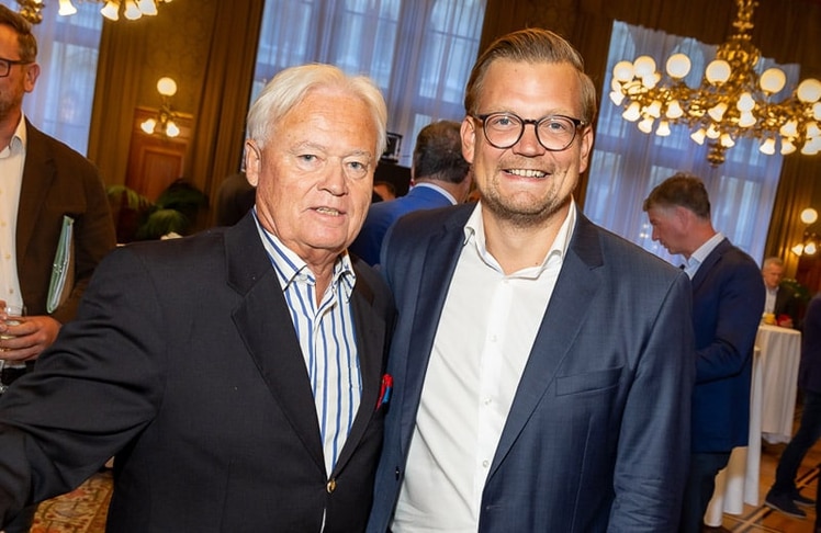 Michael Himmer, New Business Director GroupM Austria (links) und Jürgen Hofer, Chefredakteur Horizont Österreich © LEADERSNET/C. Mikes