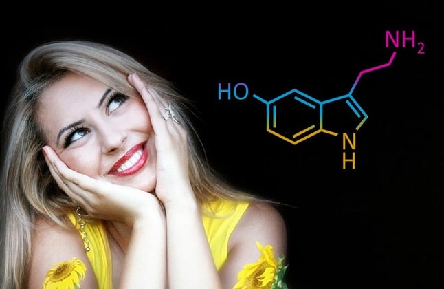 Serotonin ist eines der Hormone, das im Körper Stimmung und Emotionen reguliert.