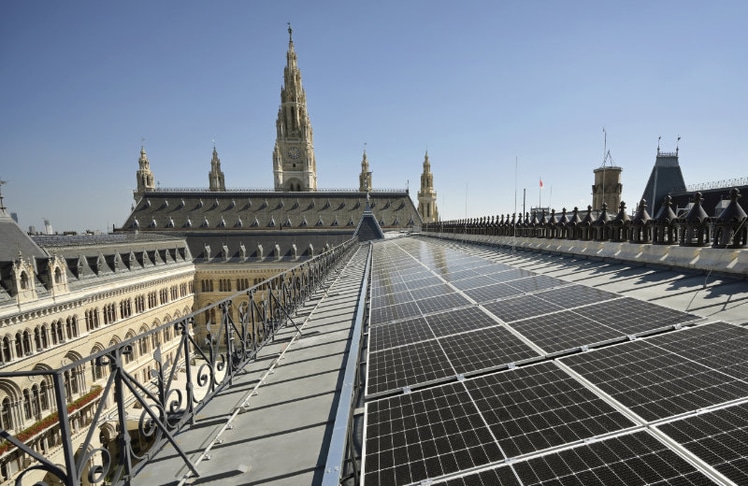 Die Anzahl von Photovoltaik anlagen wird stetig ausgebaut © Wien Energie