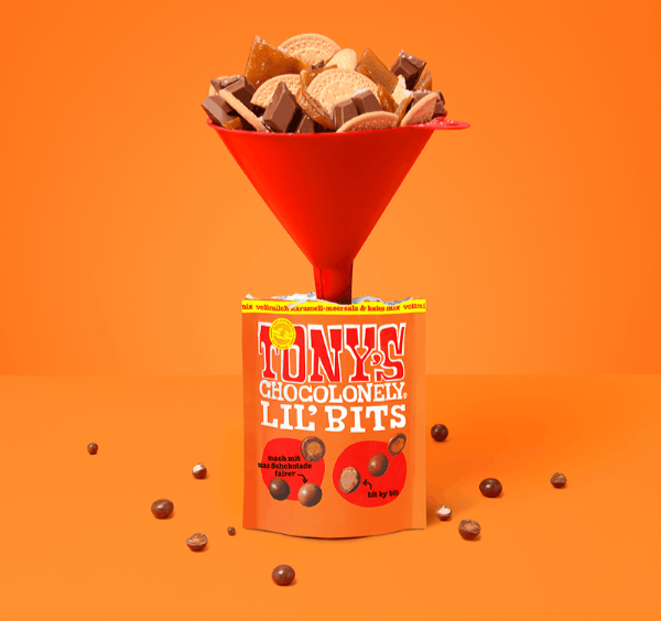 Vollmilch-Karamell-Meersalz-Keks-Mischung © Tony's Chocolonely