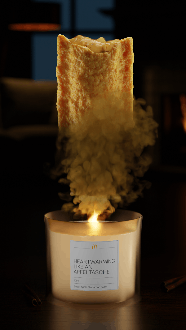 Apfeltasche Duftkerze © McDonald’s Österreich