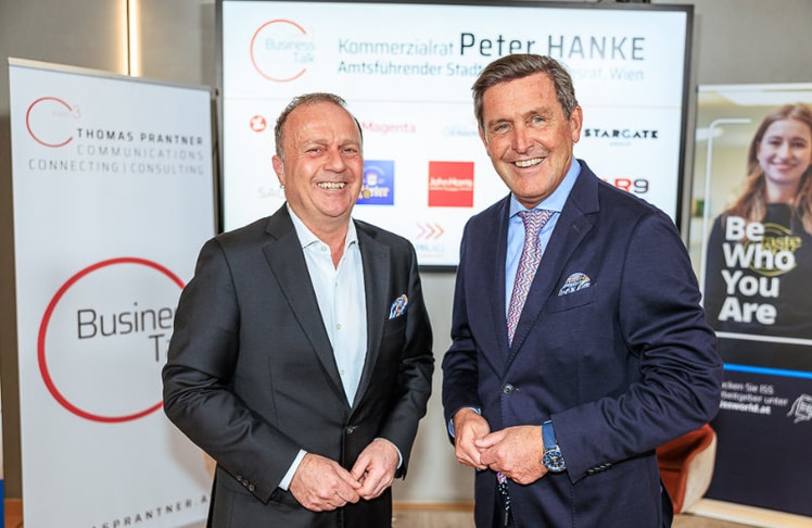 Thomas Prantner (links) und Peter Hanke © LEADERSNET/ A. Felten
