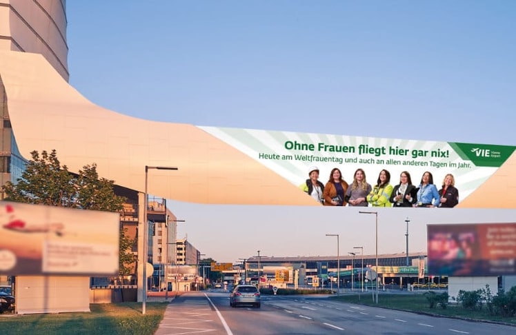 Die neue Kampagne startet © Flughafen Wien