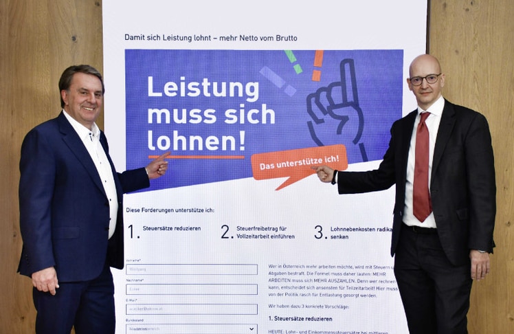 WKNÖ-Präsident Wolfgang Ecker (links) und WKNÖ-Direktor Johannes Schedlbauer © WKNÖ