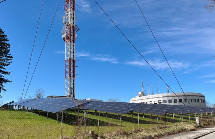 Die ORS investiert in Umrüstung auf Solarstrom: Die Sendeanlage am Freinberg bei Linz wird ab sofort mit nachhaltigem Strom aus Sonnenenergie betrieben. © ORS