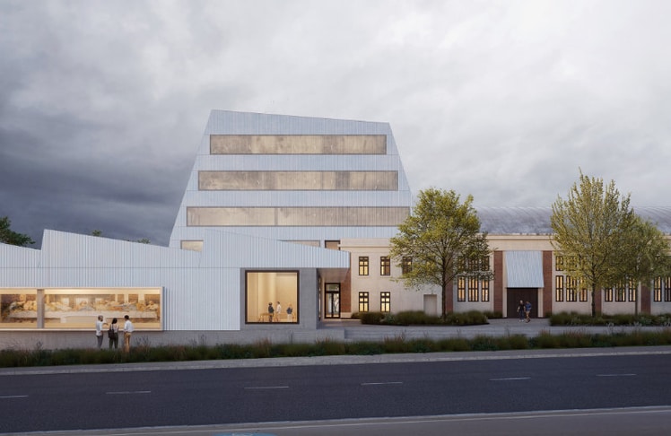 Bundesimmobiliengesellschaft adaptiert denkmalgeschütztes Militärgebäude zu modernem und klimafreundlichem Kunstunistandort. © Expressiv