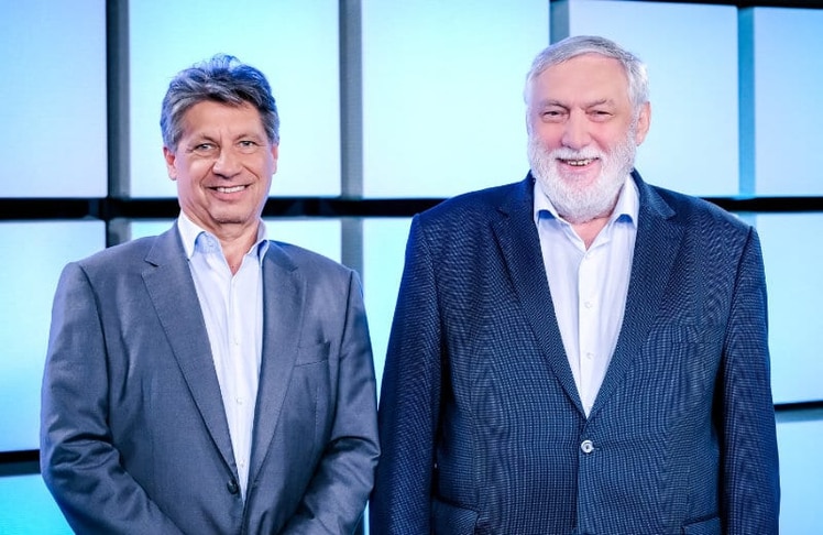 Hans Bürger (links) und Franz Fischler © ORF