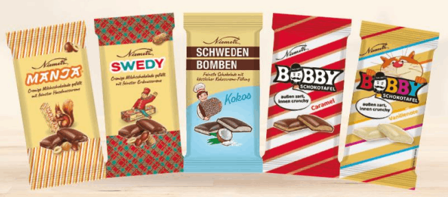 Tafel-Range © Heidi Chocolat AG Niemetz Schwedenbomben