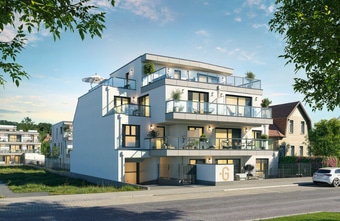 Glorit feierte die Dachgleiche seines Wohnprojekts in Wien-Strebersdorf
