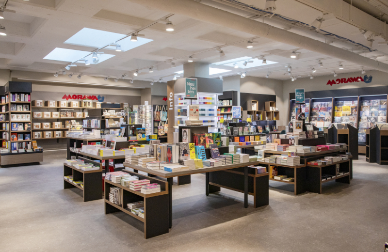 Morawa-Filiale Innenansicht