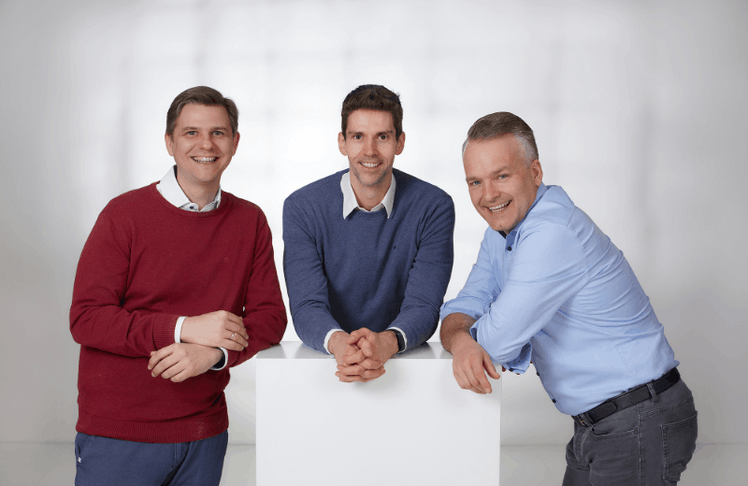 V.l.n.r.: Stefan Rapp, Florian Märzendorfer und Hannes Gruber