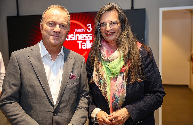 Thomas Prantner und Gabriela-Maria Straka. © LEADERSNET/G. Langegger