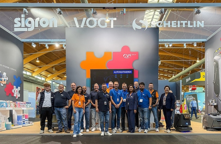 Die Teams von Sigron, Vogt und Scheitlin bei der ersten Clean Pro Expo.