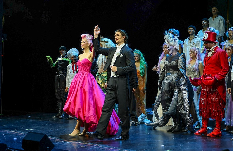 In den Hauptrollen brillierten Anna Rosa Döller ("Arielle") und Timotheus Hollweg ("Prinz Erik").