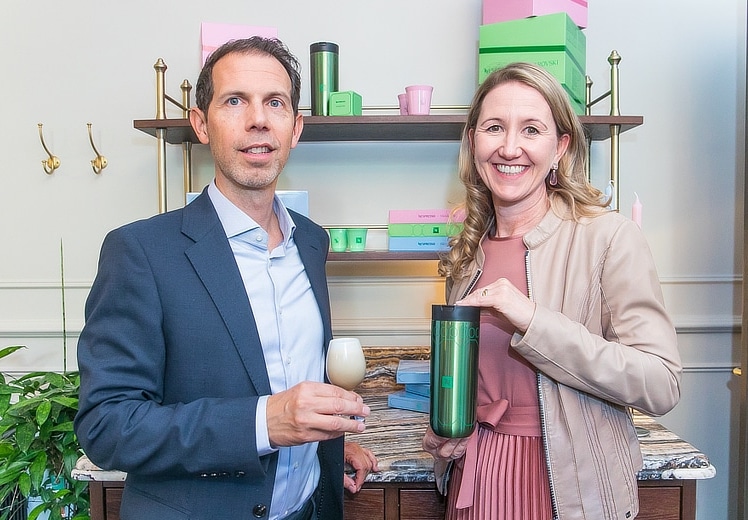 Nespresso und Swarovski verliehen der Kaffeepause einen festlichen Auftritt