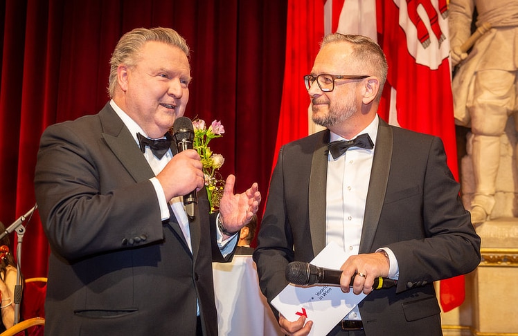 Michael Ludwig (Bürgermeister und Landeshauptmann von Wien) mit Philipp Wüstner (Moderator).