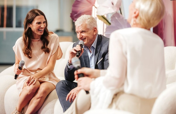 Kristina und Artur Worseg gemeinsam mit Daniela Schimke 