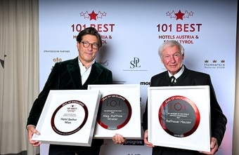 "101 Best Hotels" zeichnete Spitzenhotellerie in Österreich und Südtirol aus