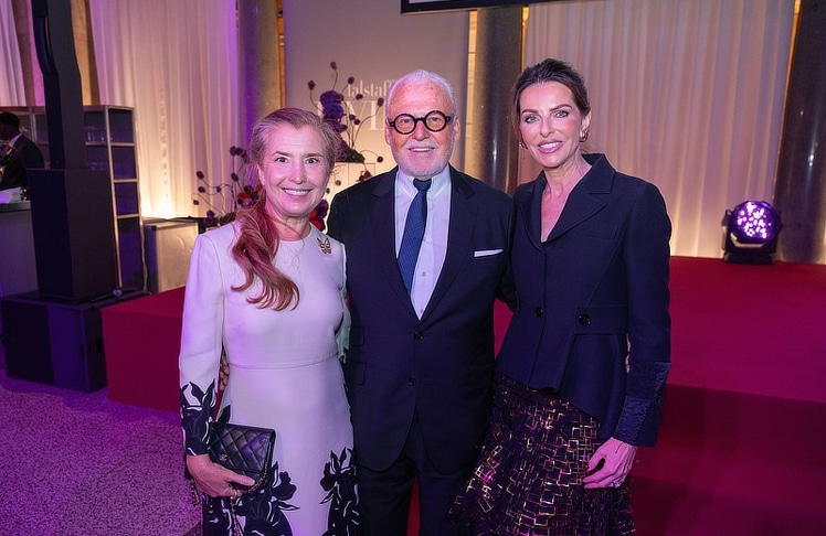 V.l.n.r.: Tatyana Ivanova, Wolfgang Rosam und Angelika Rosam 
