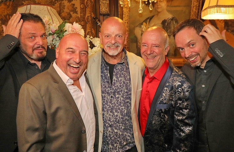 V.l.n.r.: Werner Auer, Christoph Fälbl, Gary Lux, Andy Lee Lang und Dennis Lux © Conny de Beauclair