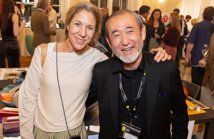 Jōji Hattori (Violinist, Dirigent & Gastronom) und Frau Sabine