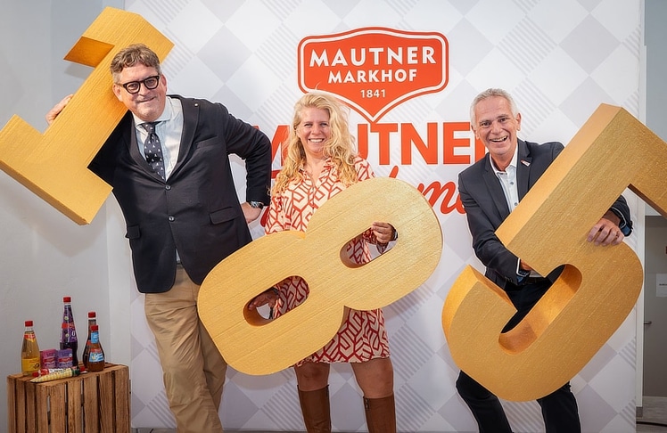 V.l.n.r.: Roland Graf (Falstaff), Petra Schneider (Massgeschneidert) und Jürgen Brettschneider (Mautner Markhof)