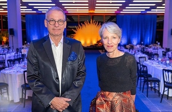 Stella Rollig lud zu ihrem letzten Fundraising Dinner im Belvedere