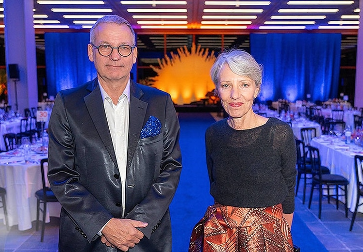 Stella Rollig lud zu ihrem letzten Fundraising Dinner im Belvedere