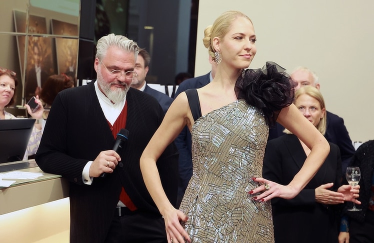 Christof Cremer und Model Beatrice Turin © LEADERSNET/ P. Hautzinger