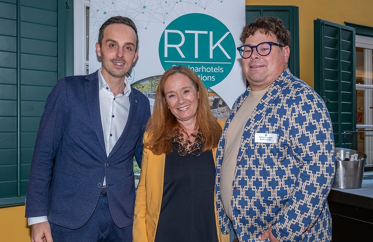 V.l.n.r.: Thomas Haslauer (General Manager Falkensteiner Schlosshotel Velden), Uschi Huber (Geschäftsführerin RTK) und Thomas Stranner (RTK Markenbotschafter) © Markus Kanduth