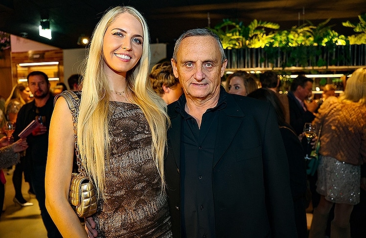 Model und Sängerin Beatrice Turin mit Ehemann Heimo © LEADERSNET/ G. Langegger