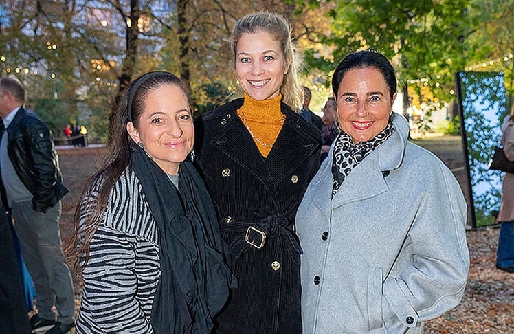 V.l.n.r.: Caroline Athanasiadis, Hilde Dalik und Nadja Maleh