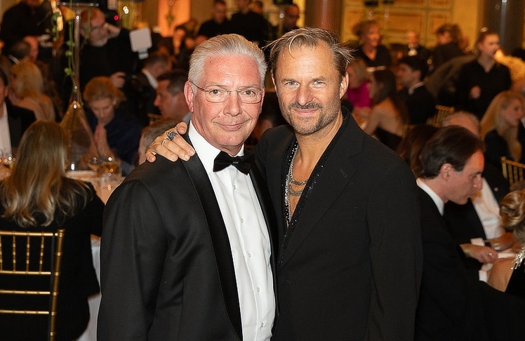 V.l.n.r.: Paul Leitenmüller (CEO von Opinion Leaders Network) und Schauspieler Philipp Hochmair 