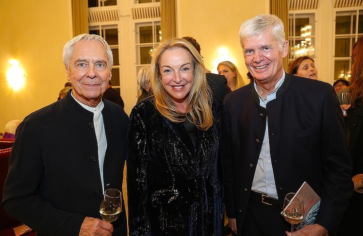 V.l.n.r.: John Neumeier, Kristina Hammer und Hermann Reichenspurner © LEADERSNET/ G. Langegger