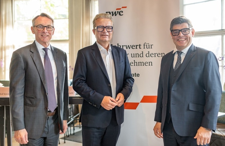 V.l.n.r.: Rudolf Krickl, Christopher Drexler und Nikolaus Hulatsch © PwC Österreich