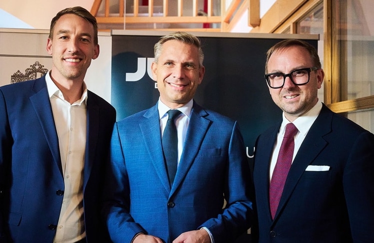 V.l.n.r.: Moritz Kronberger, Wolfgang Hattmannsdorfer und Michael Höfler © BMWET/Holey