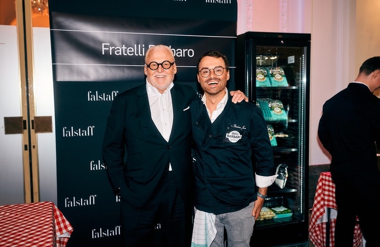 V.l.n.r.: Wolfgang Rosam (Falstaff-Herausgeber) und Luigi Barbaro jun. (Gastronom, verantwortlich für Marketing, Events und Catering bei Barbaro)