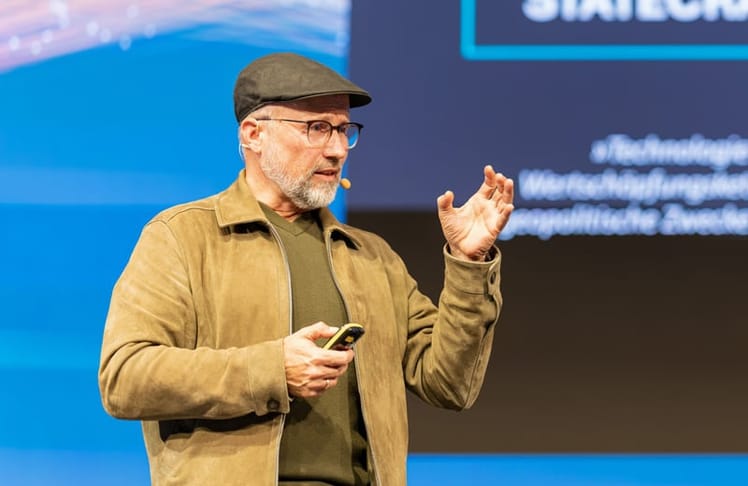 Ansgar Baums bei seiner Keynote