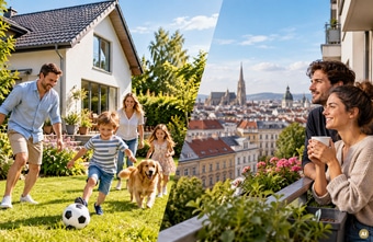So unterschiedlich wohnen die Menschen in Österreich