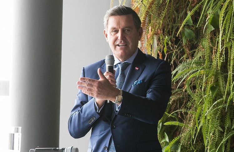 Peter Hanke, Bundesminister für Innovation, Mobilität und Infrastruktur.