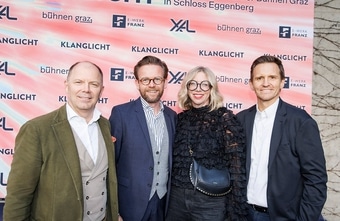 Klanglicht 2026 ist eröffnet – Schloss Eggenberg im Zeichen der Zeit