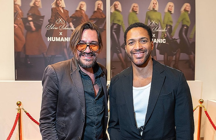 Christian Stani (l.) und Cesár Sampson 